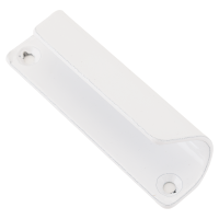 Ручка балконная металлическая, белая