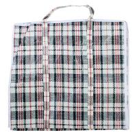 467-038 Сумка хозяйственная, нетканый материал, 45x50x20см, "Клетка", 2 цвета  ГЦ