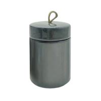 Контейнер для ватных дисков Delphinium коллекция "Малахит", керамика