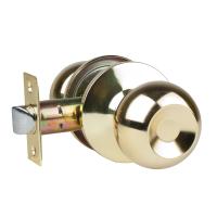 Защелка без ключа ЗШ-05 "ТРОДОС" золото, PS комплект ручек