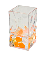 Стакан для зубных щеток A8962 W42, стекло, оранжевый