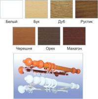 Карниз двойной Белый 2,8 м