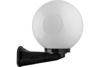 Светильник садово-парковый,ПМАА, 230V E27,d=250мм,молочно-белый, НБУ 01-60-251,11582 (на стену)