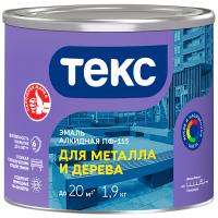 Эмаль ПФ-115 "оптимум", красно-коричневая - 1,9 кг