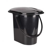 Ведро-туалет 17,0л "Эконом" со съемным сиденьем (10) М6355 А