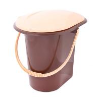 Ведро-туалет 18,0л со съемным сиденьем коричневый (10) М7619 А