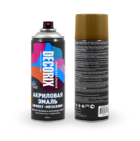 Аэрозольная эмаль Decorix 0103-07, медный металлик, 520 мл