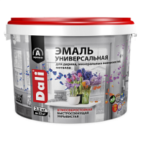 Эмаль универсальная полуматовая, бесцветная (база С), 2,2 кг (DALI)