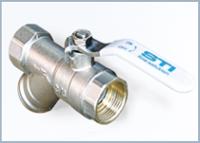 Кран шаровый STI фильтр, D20 мм