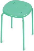 Табурет с пластмассовым сиденьем (ТП02 Бирюза)