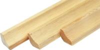 Плинтус 12*60 мм (2,5 м) сорт А, сосна, гладкий, сращенный