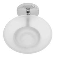 Мыльница 41885C, стекло, металлик