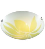 351 SN15 028 хром/белый/декор жёлт Н/п светильник E27 3*100W 220V FARI СОНЕКС 