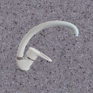 Каменный смеситель Альфа 21, серый