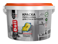 Краска для стен и потолков DALI PROFESSIONAL, база А, 2,5 л (Рогнеда)