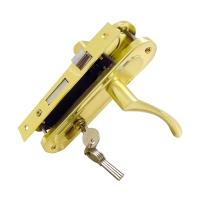 Замок врезной TRODOS 70 -L/106 PB (золото)