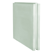 Пазогребневая плита полнотелая влагостойкая Урал-Гипс, 667х500х80 мм