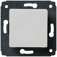 Legrand Cariva Переключатель 1- клавишный БЕЛЫЙ (773657)