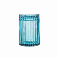 Контейнер для ватных дисков Delphinium коллекция "Лазурит", стекло