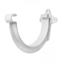 Кронштейн желоба пластиковый MUROL, d=80 мм, белый (через 0,4 м)