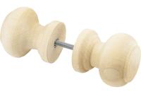 Ручка дверная круглая 5,5 см 2шт. в комплекте БАННАЯ ЛИНИЯ™