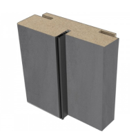 Деталь короба ТЕЛЕСКОП с уплотнителем 32х74х2050 ПВХ эмалит серый