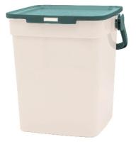 Р2185 Контейнер для стирального порошка 8,5 л, 245*245*260 мм серо-голубой