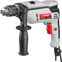 ДУ-710 ЭРМ2 Дрель ударная, ЗУБР ДУ-710 ЭРМ2, патрон 13мм, реверс, сталь 10мм/бетон 13мм/дерево 20мм 