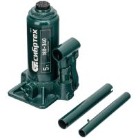 50814 Домкрат гидравлический бутылочный, 5 т, 180-340 мм, в пласт. кейсе// Сибртех									