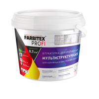 Штукатурка декоративная мультиструктурная 4,5 л FARBITEX PROFI
