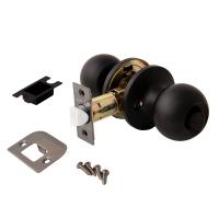 Замок Арсенал 607 BLACK  ВК компл. ручек(б/ключа)