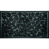 Коврик резиновый 40х60 см "Листва", черный, SUNSTEP™ /31-025/