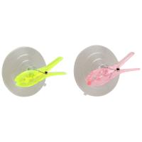 Крючки для ванной,пластик,металл,присоска,Прищепки,2шт,HS-1,311852/Рыжий Кот