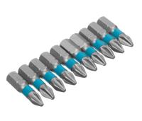 33-7-570 Биты профессиональные, сталь S2, 1/4" С PH2х25 (10 шт/уп)