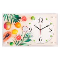 6036-010 Часы настенные "Экзотические фрукты" "21 Век" 
