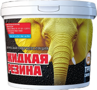 Покрытие жидкая резина зеленая акриловая Три слона  1кг