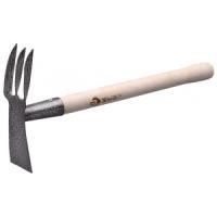 4-39625 Мотыжка ЗУБР садовая комбинированная, лопатка + 3 зубца