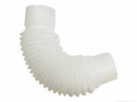 Универсальный гибкий отвод MUROL, d=80 мм, белый 