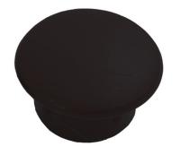 215С-10-02 Заглушка декоративная под отверстие D10 Черная  (10шт)