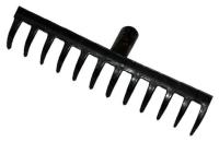 61746 Грабли 12-зубые, 320 мм, без черенка, прямые