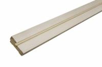 Элемент дверной коробки МДФ, лиственница кремовая, с уплотнителем, 28х70х2050 мм