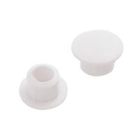 215С-08-01 Заглушка декоративная под отверстие D8 Белая (10шт)