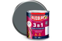 Грунт-эмаль по ржавчине OLECOLOR, серый, 2 кг