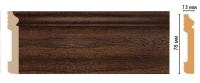 Плинтус Decomaster D005-438/26, 78 мм, 2,4 м, коричневый