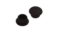 215С-08-02 Заглушка декоративная под отверстие D8 Черная  (10шт)