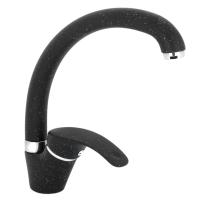 4053АF Смеситель для кухни с керамическим покрытием, черный, Латунь