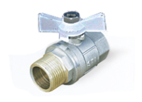 Кран-бабочка шаровый STI Ш/Г, D15 мм