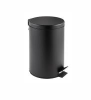 Ведро для мусора Delphinium "0030B" 5 л, черный
