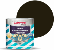 Эмаль с металлическим эффектом шоколад 0,8 л FARBITEX ПРОФИ MASTER