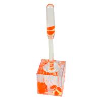 Ёршик для унитаза напольный А8959 W42, пластик, красный